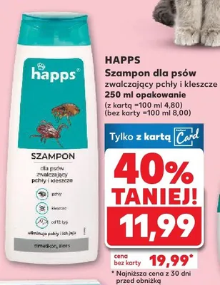 Szampon dla psów zwalczający pchły i kleszcze promocja w Kaufland