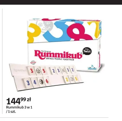Gra Rummikub 3 w 1 promocja w Empik