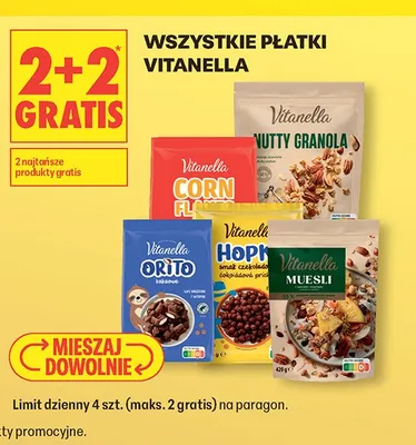 Płatki Vitanella Orito promocja w Biedronka