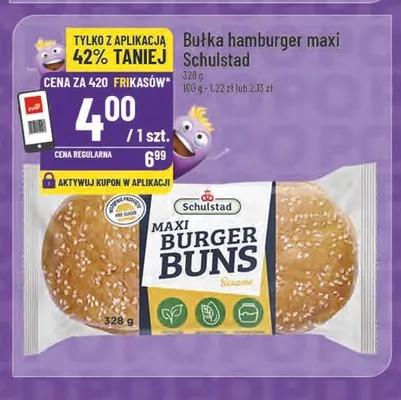 Bułka hamburger maxi Schulstad promocja w POLOmarket