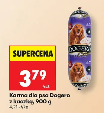 Karma dla psa Dogero z kaczką promocja w Biedronka