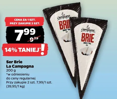 Ser Brie La Campagna promocja w Netto