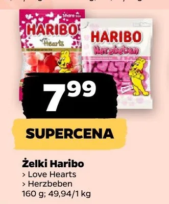 Żelki Haribo Love Hearts promocja w Netto