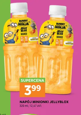 Napój Minionki Jellyblox mango Bunny Ninja promocja w Stokrotka