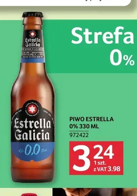 Piwo bezalkoholowe Estrella Galicia promocja w Selgros