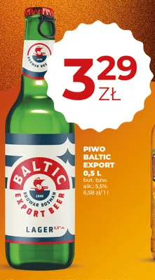 Piwo Baltic Export promocja w Duży Ben