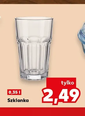 Szklanka 0,35 l promocja w Kaufland