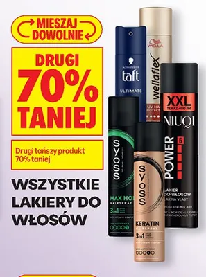 Lakiery do włosów promocja w Biedronka