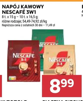 Napój kawowy Nescafé 3w1 promocja w Stokrotka