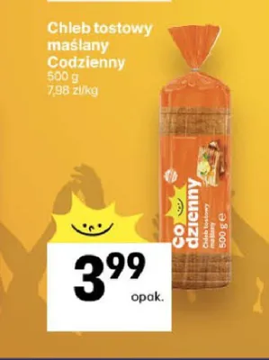Chleb tostowy maślany Codzienny promocja w Delikatesy Centrum