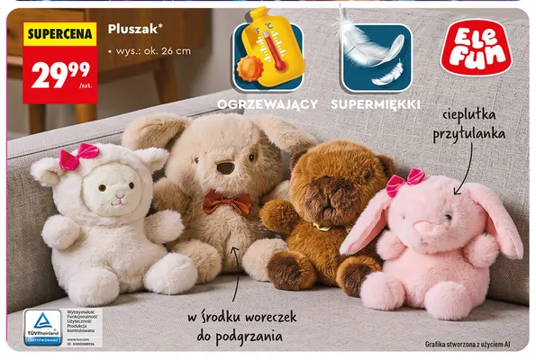 Pluszak ogrzewający EleFun promocja w Biedronka