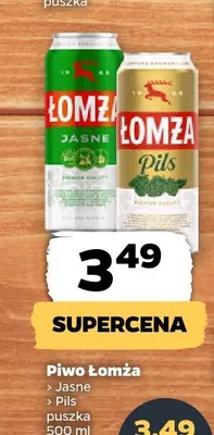 Piwo Łomża promocja w Netto