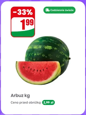 Arbuz promocja w Dino