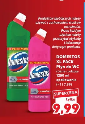 Płyn do WC Domestos XL Pack Pink Fresh promocja w Kaufland