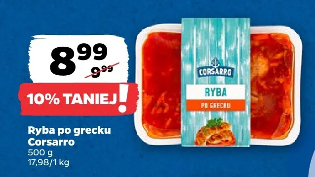 Ryba po grecku Corsarro promocja w Netto