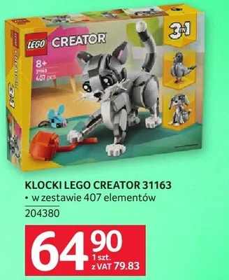 Klocki Lego Creator 31163 promocja w Selgros