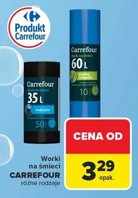 Worki na śmieci promocja w Carrefour Market