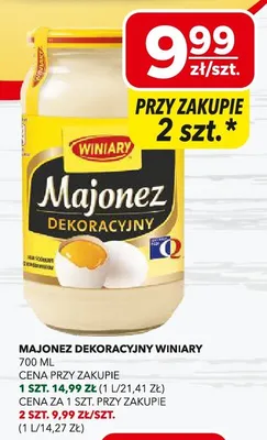 Majonez dekoracyjny promocja w Top Market