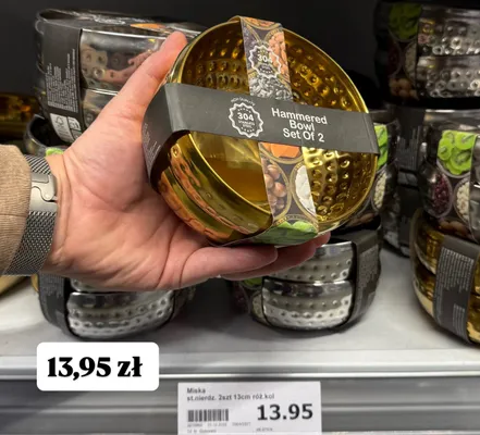 Zestaw miseczek na przekąski 2 szt. promocja w Action