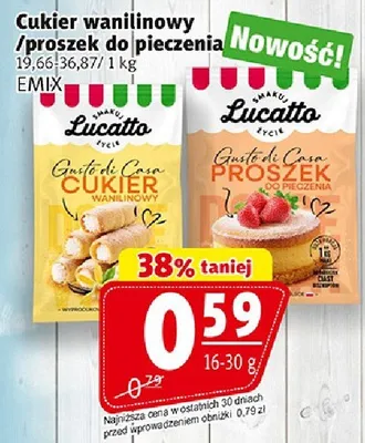 Cukier wanilinowy/proszek do pieczenia 16-30g promocja w Prim Market
