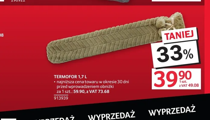 Termofor 1,7 l promocja w Selgros