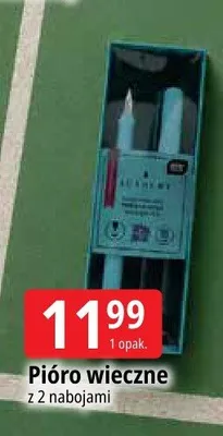 Pióro wieczne z 2 nabojami Interdruk promocja w Leclerc