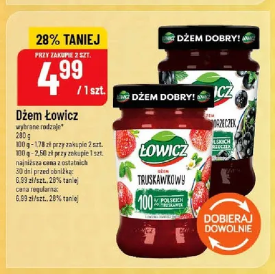 Dżem Łowicz promocja w POLOmarket