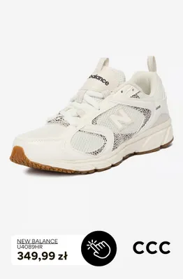 Buty sportowe New Balance U4089HR promocja w CCC