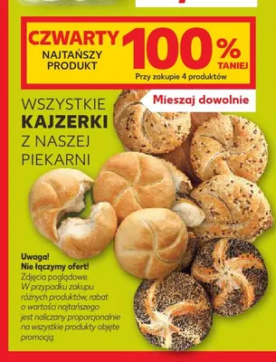 Kajzerki z naszej piekarni promocja w Kaufland