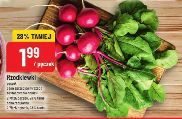 Rzodkiewki promocja w POLOmarket