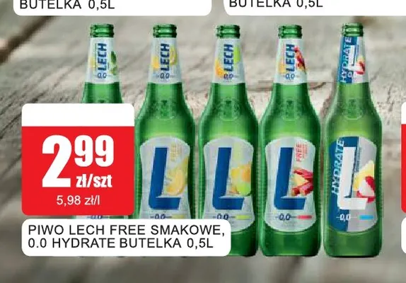 Piwo bezalkoholowe Lech smakowe promocja w Bingo
