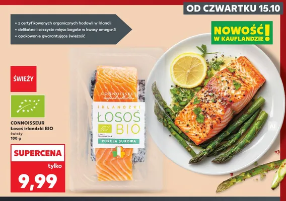 Łosoś irlandzki świeży Connoisseur promocja w Kaufland