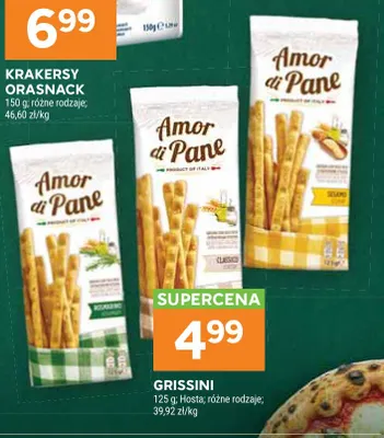 Grissini Sesamo Amor di Pane promocja w Stokrotka