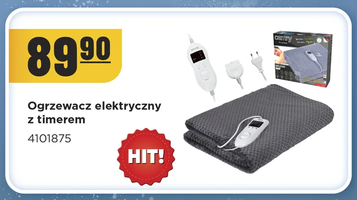 Ogrzewacz elektryczny z timerem Camry promocja w MR. DIY