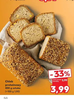 Chleb proteinowy promocja w Kaufland