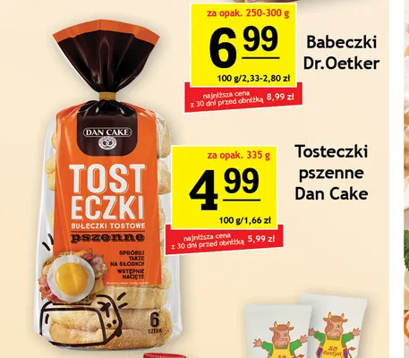 Tosteczki pszenne Dan Cake promocja w Gram Market