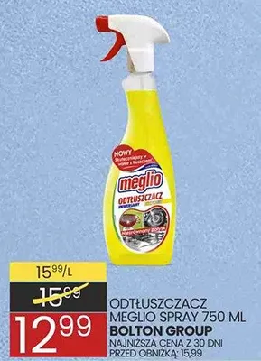 Odtłuszczacz Megio Spray 750 ml promocja w Wafelek