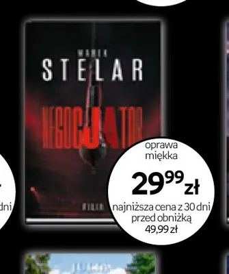 Książka Negocjator Marek Stelar Filia promocja w Empik