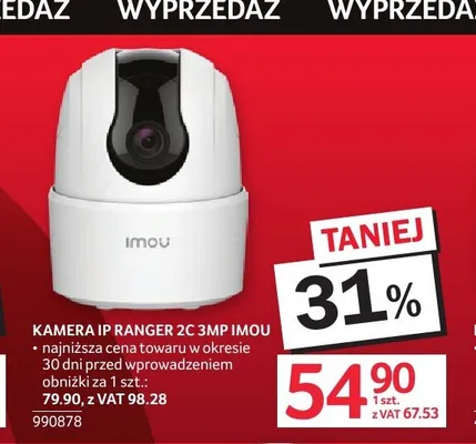 Kamera IP Ranger 2C 3MP IMOU promocja w Selgros