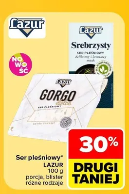 Ser pleśniowy Gorgo Lazur promocja w Carrefour Market