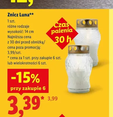 Znicz Luna promocja w Lidl