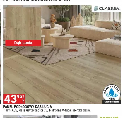 Panel podłogowy Dąb Lucia Classen promocja w Merkury Market