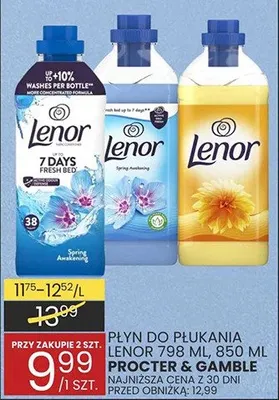 Płyn do płukania 798ml, 850ml promocja w Wafelek