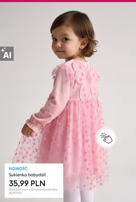 Sukienka babydoll promocja w Sinsay