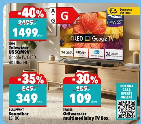 Odtwarzacz multimedialny TV Box promocja w Biedronka
