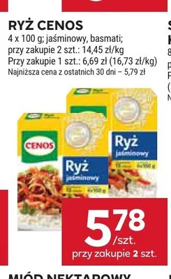 Ryż basmati Cenos 4-pak promocja w Stokrotka