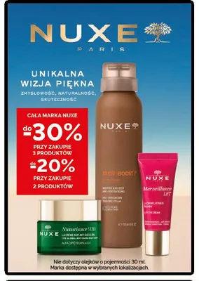 Kosmetyki Nuxe promocja w Ziko Dermo