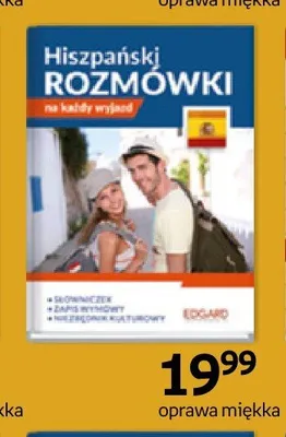 Książka Hiszpański Rozmówki na każdy wyjazd Edgard promocja w Empik