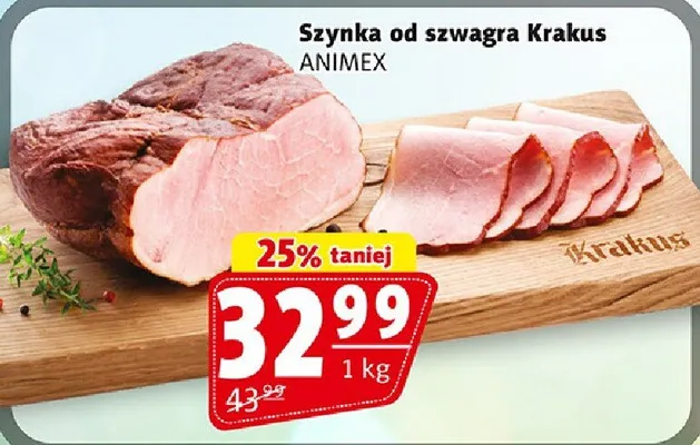 Szynka od szwagra Krakus promocja w Prim Market