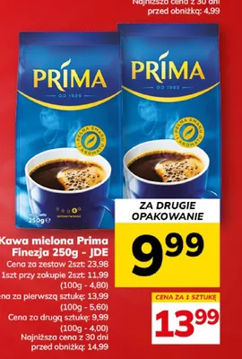 Kawa mielona Prima Finezja promocja w Hitpol